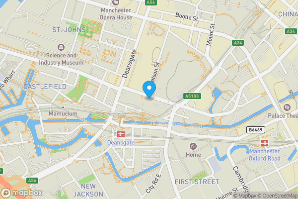 Map location for Apartment 1604 Viadux, 42 Great Bridgewater Street, Manchester, Lancashire, M1 5LJ
