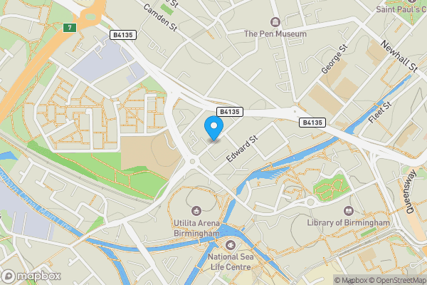 Map location for Clement Street, BIRMINGHAM, West Midlands, B1 2SL