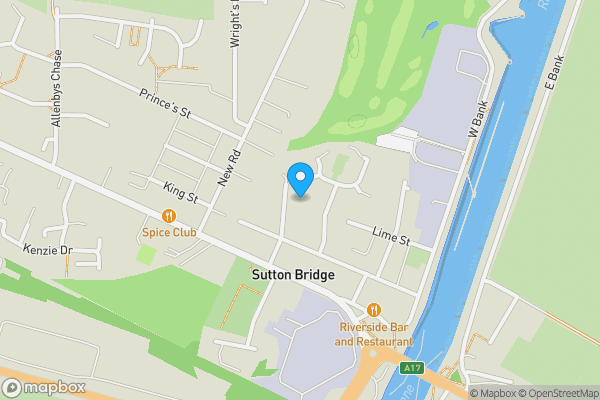 Map location for Land adjacent to Rylton House, Mill Lane, Sutton Bridge, Spalding, Lincolnshire PE12 9UE