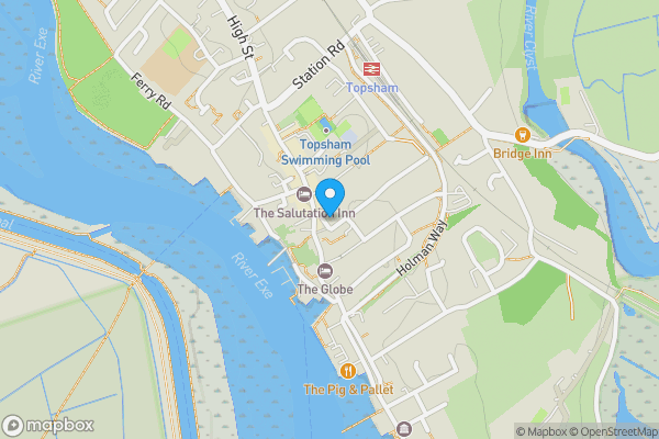 Map location for 3 Victoria Road, Topsham, EX3 0EU