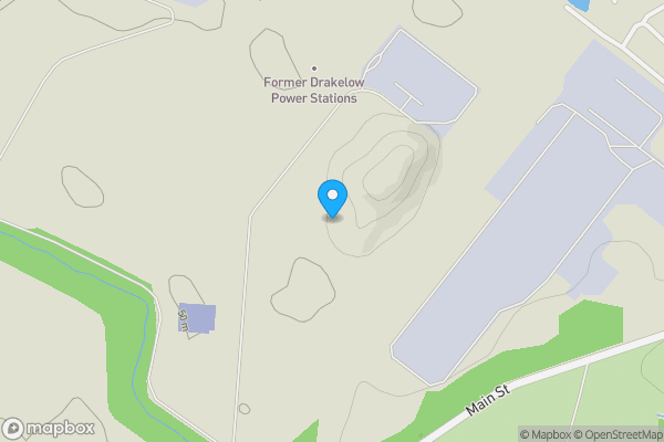 Map location for The Burrow, Drakelow Road, Walton-On-Trent, Swadlincote, Derbyshire DE12 8NB