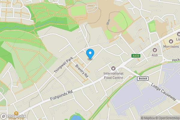 Map location for 21, Lodore Road, Fishponds, Bristol, BS16 2DH