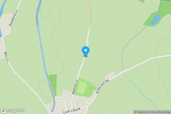 Map location for Wattles Lane, STAFFORD, Staffordshire, ST17 0RE