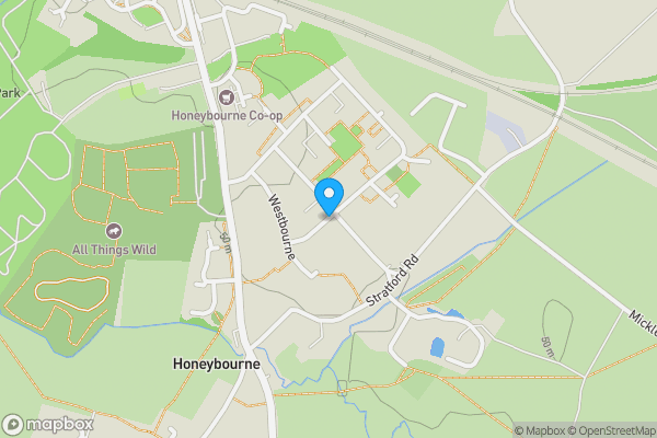 Map location for Westbourne, Evesham, Worcestershire, WR11 7PT