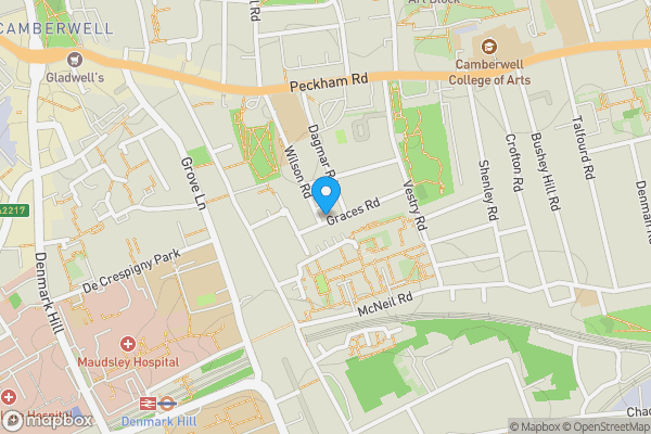 Map location for 29C Wilson Road, Camberwell, London, SE5 8PB