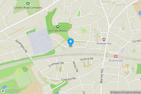 Map location for Flat 2 Helen House, Rollason Way, Brentwood, Essex, CM14 4AQ