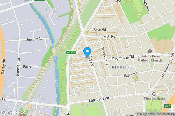 Map location for 241-245 Stanley Road, Kirkdale, Liverpool L5 7QD
