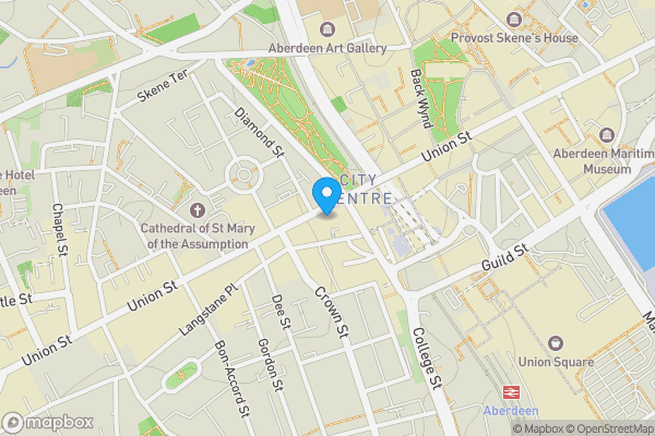 Map location for 175 Union Street, Paddy Power Investment, Aberdeen, AB11 6BB