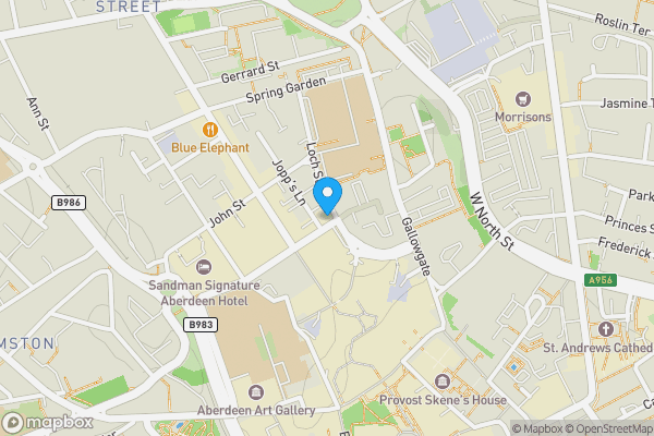 Map location for 5 St Andrews Street LET INVESTMENT, Aberdeen, AB25 1BQ