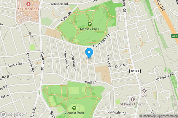 Map location for 27 Rosedale Road, Birkenhead, CH42 5PG