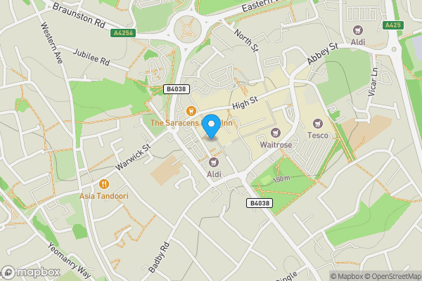 Map location for 2 Sheaf Street & 1 Tavern Lane, , Daventry, NN11 4AB