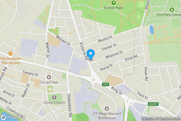 Map location for Unit 5, Victoria Road, Stoke-On-Trent ST4 2HS