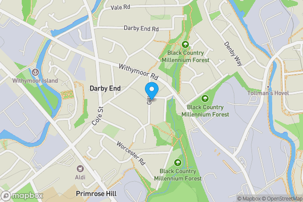 Map location for 8 Gill Street, Dudley DY2 9LG