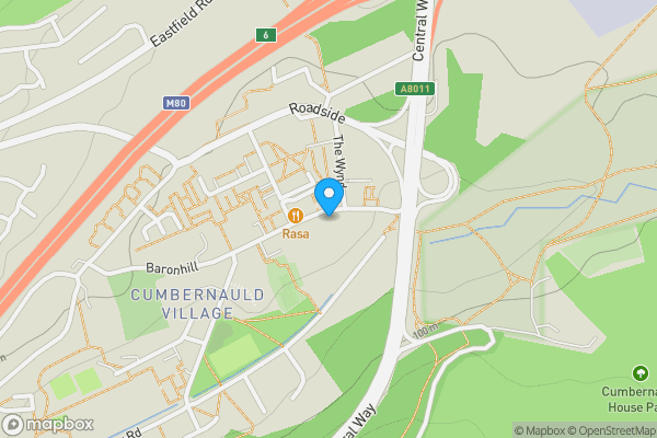 Map location for 45 Main Street, Cumbernauld Village, G67 2RT