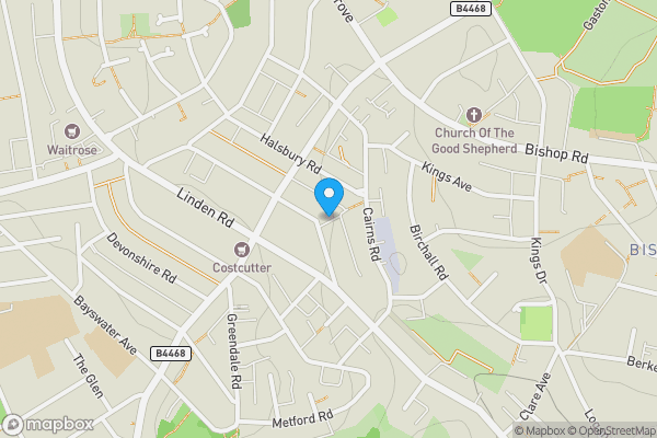 Map location for Garage rear of, 22 Upper Cranbrook Road, Westbury Park, Bristol, BS6 7UN