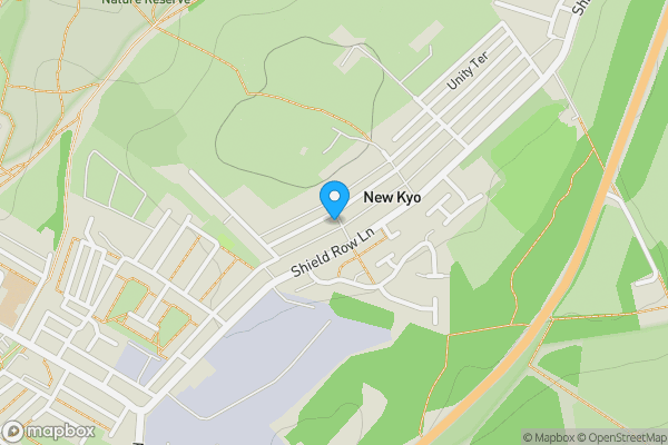 Map location for 25. Percy Terrace, Stanley, County Durham, DH9 7TN
