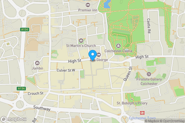 Map location for 45 - 47 High Street, Colchester, Essex, CO1 1DH