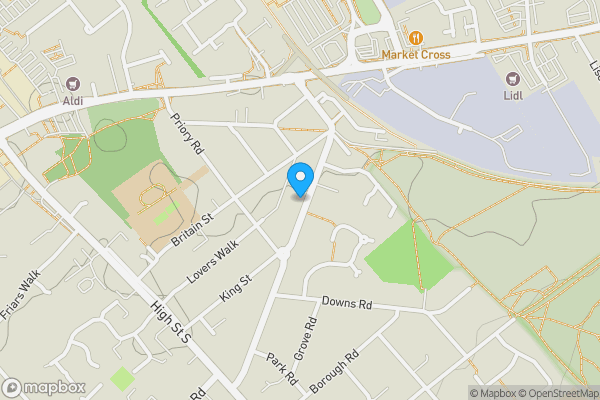 Map location for 89 Great Northern Road, Dunstable, Bedfordshire LU5 4BW