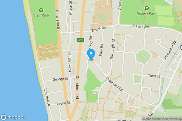 Map location for 18 Piedmont Road, Girvan, KA26 0DR