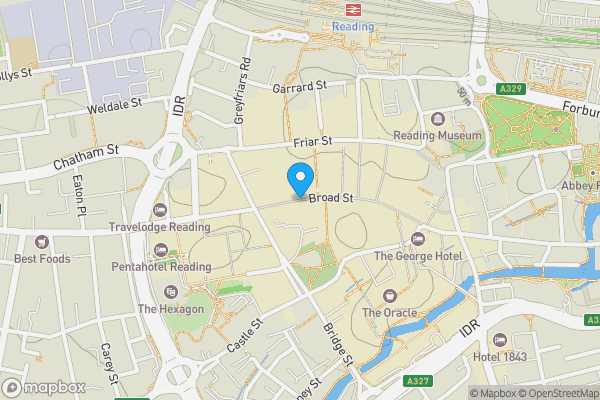 Map location for 73, 74 & 74A Broad Street Reading Berkshire RG1 2AP