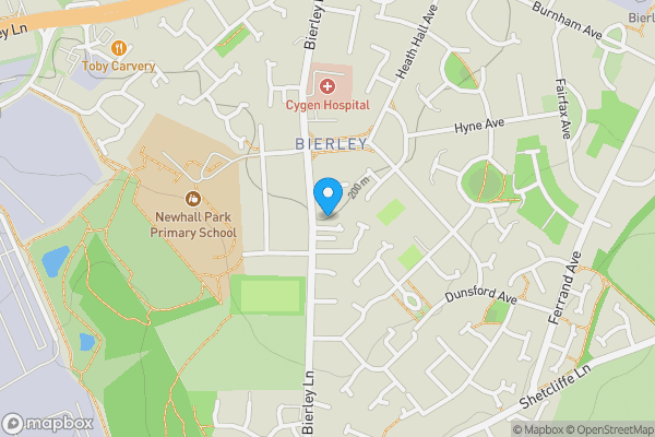 Map location for 95, Bierley Lane, BRADFORD, West Yorkshire, BD4 6AW