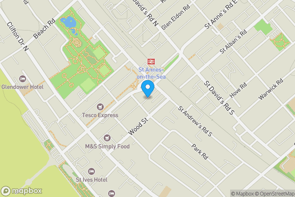 Map location for The Duckworth Building, Back West Crescent, Lytham St Anne's, Lancashire, FY8 1SQ