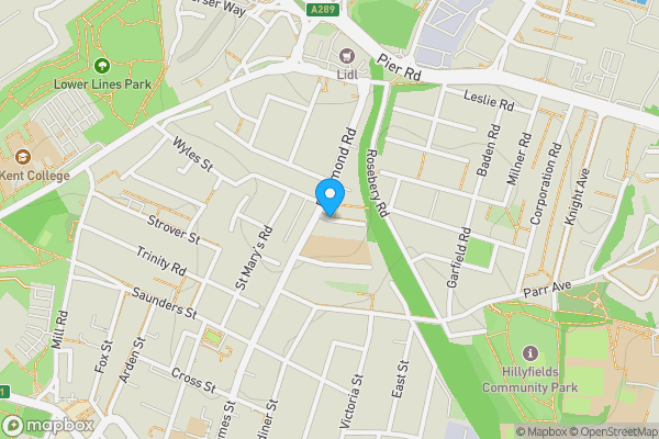 Map location for Devonshire Road, Gillingham, ME7 1LT