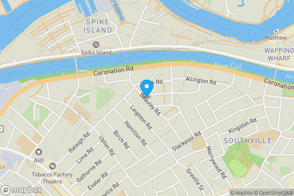 Map location for 69, Islington Road, Southville, Bristol, BS3 1PZ