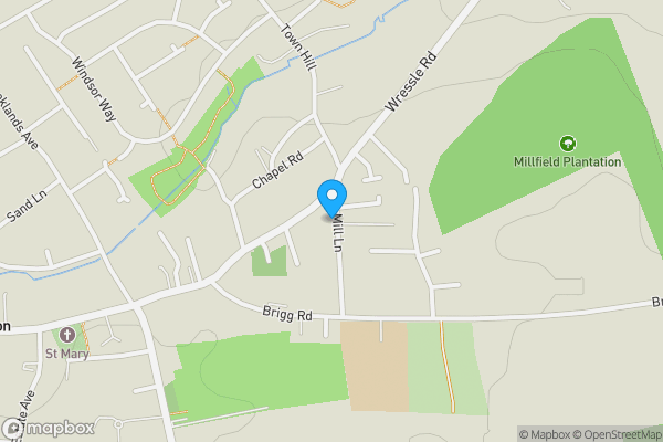 Map location for 3A Mill Lane Broughton, Brigg, South Humberside, DN20 0JB