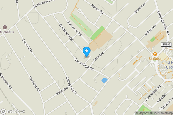 Map location for 5 Cambridge Drive, Crosby, Liverpool, Merseyside, L23 7UB L23 7UB