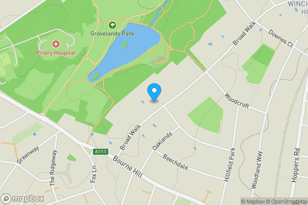 Map location for Levens, 9, Broad Walk, Winchmore Hill, London, N21 3DA