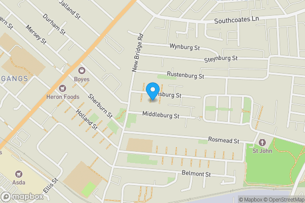 Map location for 10 Floral Avenue, Rensburg Street, Hull, North Humberside, HU9 2NW