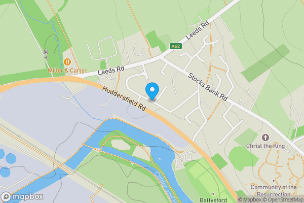 Map location for Manor Park, MIRFIELD, West Yorkshire, WF14 0EP