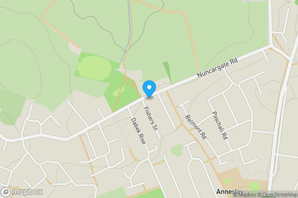 Map location for Buildings at the Rear of, 192-194 Nuncargate Road, Kirkby in Ashfield, Nottinghamshire, NG17 9AG