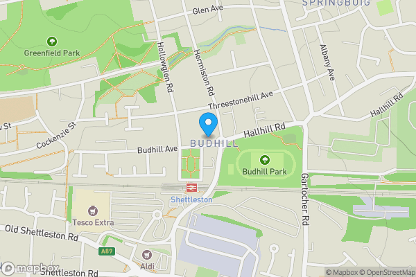 Map location for 16 Budhill Avenue, Flat 3-2, Glasgow, G32 0PN