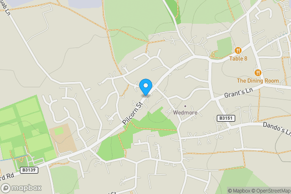 Map location for Pilcorn Street, Wedmore, Somerset, BS28