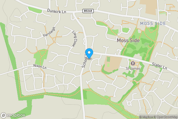 Map location for 9 St. James Gardens, Leyland, Lancashire, PR26 7XA