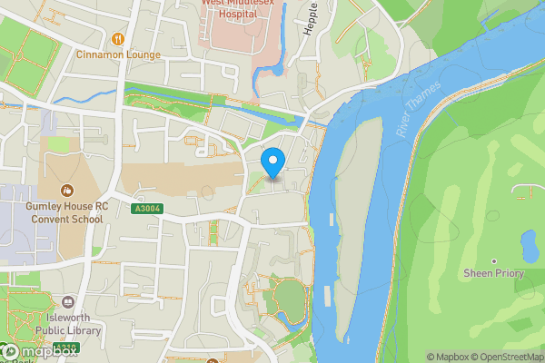 Map location for Lower Square, Isleworth, TW7 6XJ