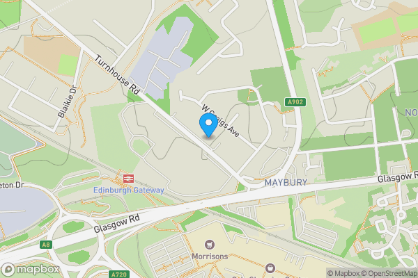 Map location for Turnhouse Road, Portfolio of Garages, Edinburgh, EH12 8ND