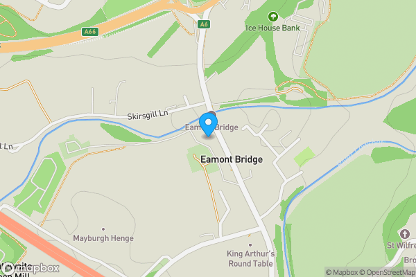 Map location for Bleach Mill, Eamont Bridge, Penrith, Cumbria, CA10 2BH