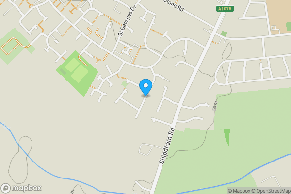 Map location for Wood Farm, Colleen Close, Dereham, Norfolk NR19 1NL