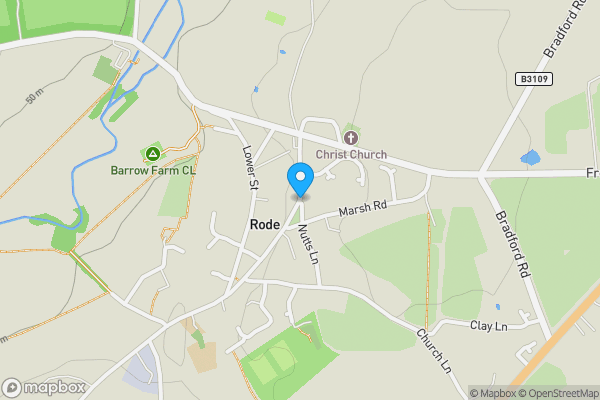 Map location for  Rode, Rode, BA11