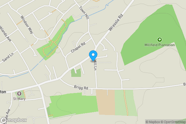 Map location for 3A Mill Lane Broughton, Brigg, South Humberside, DN20 0JB