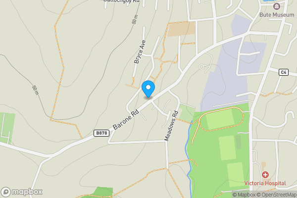 Map location for Bute House, Bute Business Park, Rothesay, Isle of Bute, PA20 0DY