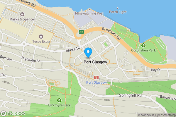 Map location for 51-55 Princes Street, Port Glasgow PA14 5JH