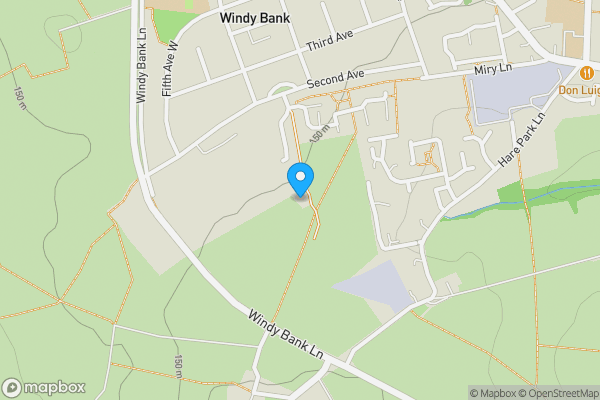 Map location for Thornbush Farm, Miry Lane, Liversedge, West Yorkshire WF15 8JJ