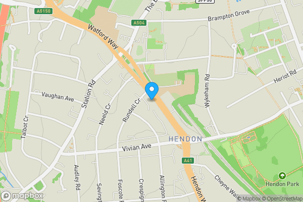 Map location for Flat 48 Parade Mansions, Watford Way, Hendon, London, NW4 3JJ