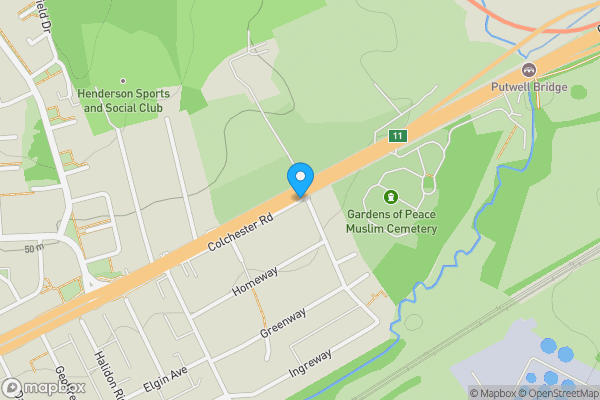 Map location for Johns Terrace, ROMFORD, RM3 0AW