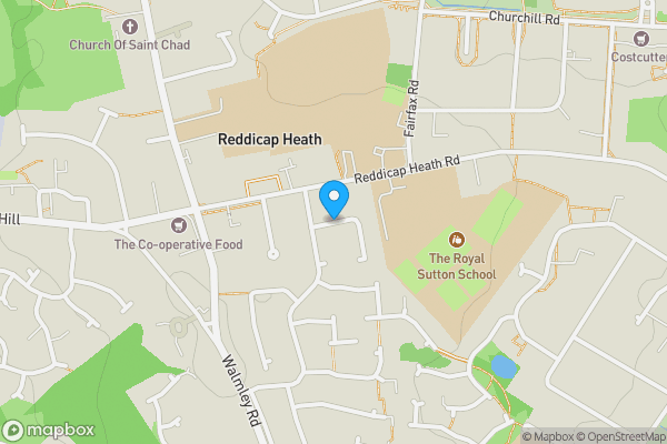 Map location for Freeman Drive, Sutton Coldfield, West Midlands, B76 1NT