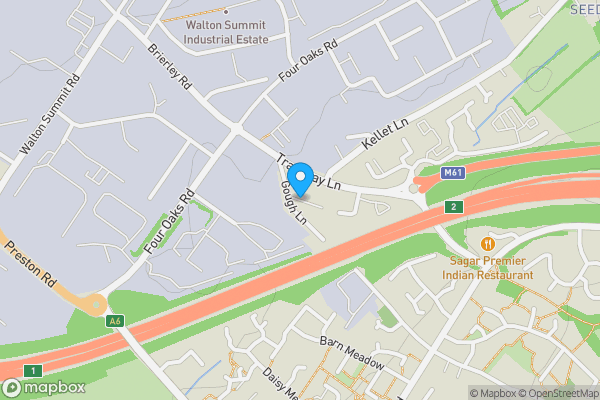 Map location for Crow Trees House, Gough Lane, Bamber Bridge, Preston, Lancashire PR5 6AQ